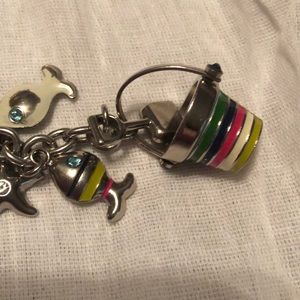 Coach Beach Theme Keychain